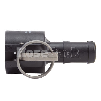 Plastic 1" Female Camlock to Hose Shank (USA)