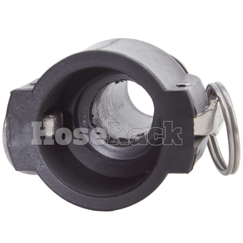 Plastic 1 1/2" Female Camlock to Hose Shank (USA)