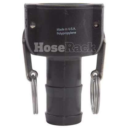 Plastic 1 1/2" Female Camlock to Hose Shank (USA)