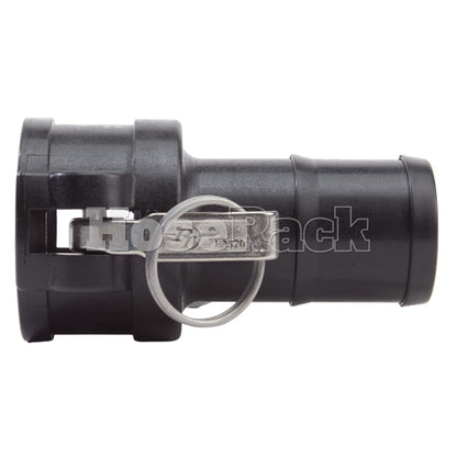 Plastic 2" Female Camlock to Hose Shank (USA)