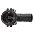 Plastic 2" Female Camlock x Hose Shank 90 Degree Elbow