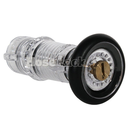 Clear Plastic Garden Hose Nozzle (GHT)