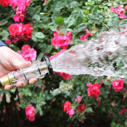 Clear Plastic Garden Hose Nozzle (GHT)