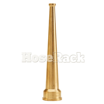 Brass 1" Smooth Bore Fire Nozzle (NH)