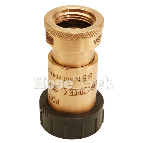 Brass 1" Heavy-Duty Industrial Nozzle (NPSH)