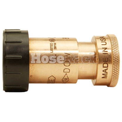 Brass 1" Heavy-Duty Industrial Nozzle (NPSH)