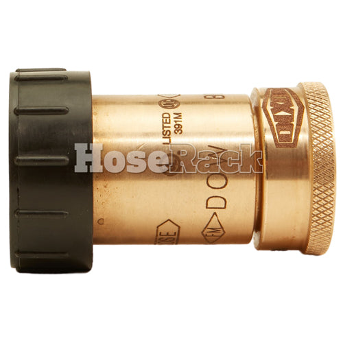 Brass 1" Heavy-Duty Industrial Nozzle (NPSH)