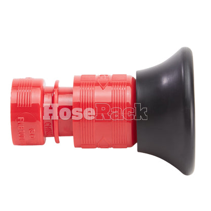 Plastic 1" Red Fire Nozzle With Bumper (NPSH)