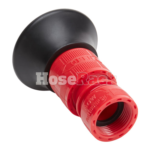 Plastic 1" Red Fire Nozzle With Bumper (NPSH)