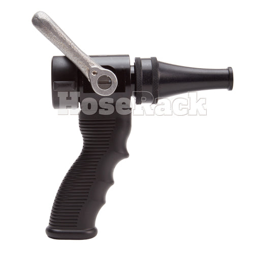 Aluminum 1" x 3/8" Orifice Pistol Grip Smooth Bore Fire Nozzle (NPSH)