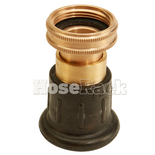 Brass 1 1/2" Full Bumper Fire Nozzle (NH)