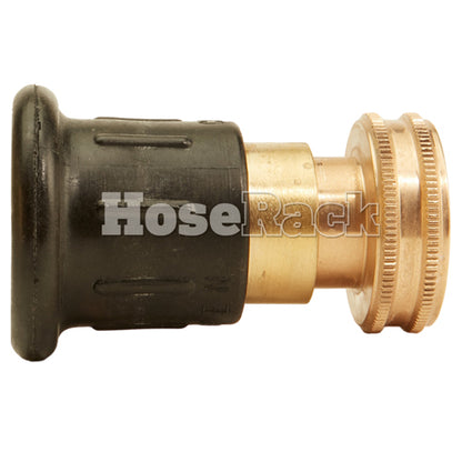 Brass 1 1/2" Full Bumper Fire Nozzle (NH)