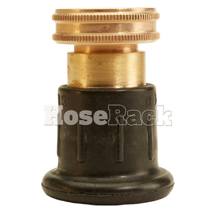 Brass 1 1/2" Full Bumper Fire Nozzle (NH)