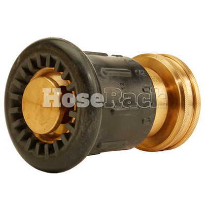 Brass 1 1/2" Full Bumper Fire Nozzle (NPSH)