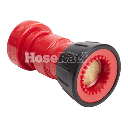 Plastic 1 1/2" Red Fire Nozzle With Bumper (NPSH)