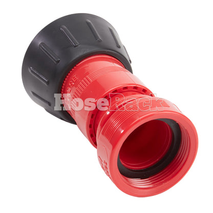 Plastic 1 1/2" Red Fire Nozzle With Bumper (NPSH)