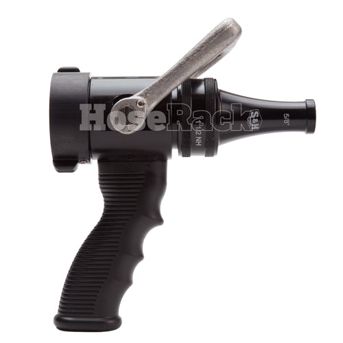 Aluminum 1 1/2" x 5/8" Orifice Pistol Grip Smooth Bore Nozzle (NH)