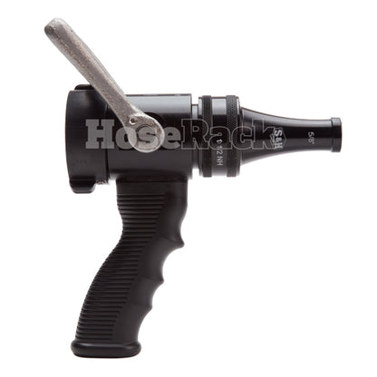 Aluminum 1 1/2" x 5/8" Orifice Pistol Grip Smooth Bore Nozzle (NH)