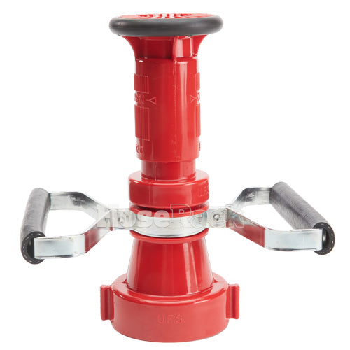 Plastic 2 1/2" Red Fire Nozzle With Handles (NH)