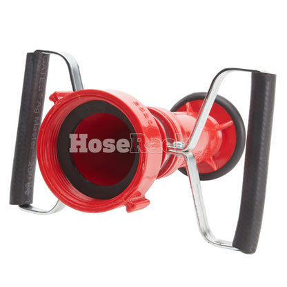 Plastic 2 1/2" Red Fire Nozzle With Handles (NH)