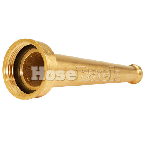 Brass 2 1/2" Smooth Bore Fire Nozzle (NH)