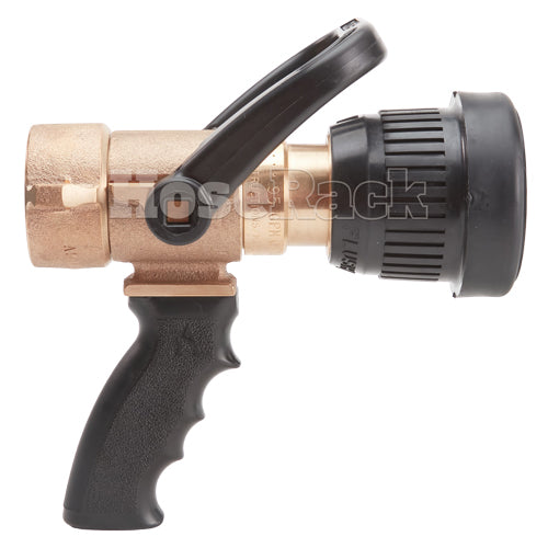 Brass U.S. Coast Guard 1 1/2'' Shipboard Vari-Nozzle with Pistol Grip (NPSH)