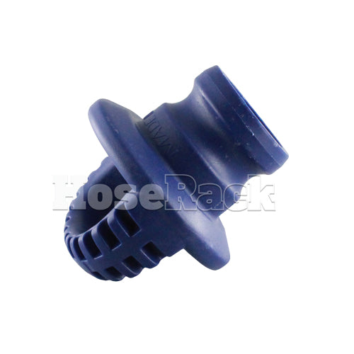 Blue 2" Polypropylene Male Safety Bump Plug