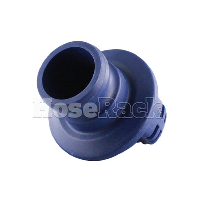 Blue 2" Polypropylene Male Safety Bump Plug