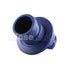 Blue 4" Polypropylene Male Safety Bump Plug