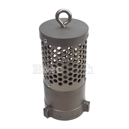 Aluminum 2 1/2" NH Barrel Strainer with Foot Valve (USA)