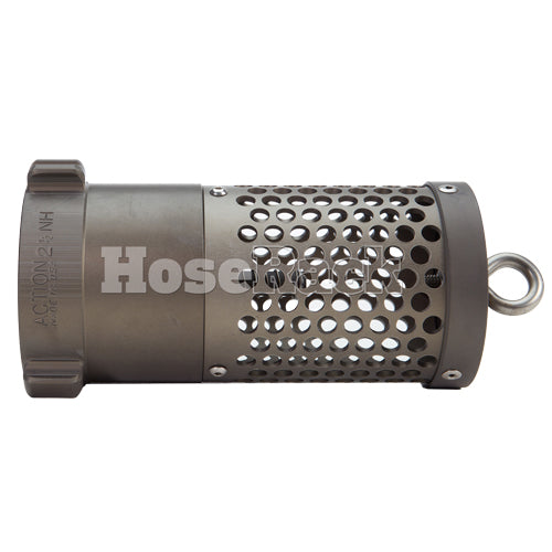 Aluminum 2 1/2" NH Barrel Strainer with Foot Valve (USA)