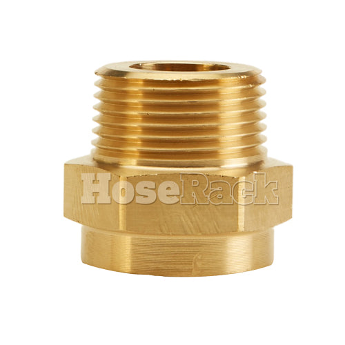 Brass Female GHT to 1" Male NPT (Hex)