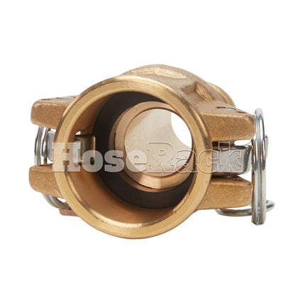 Brass 1" Female Camlock to Hose Shank (USA)