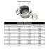 Stainless Steel 3" Camlock Female Dust Cap