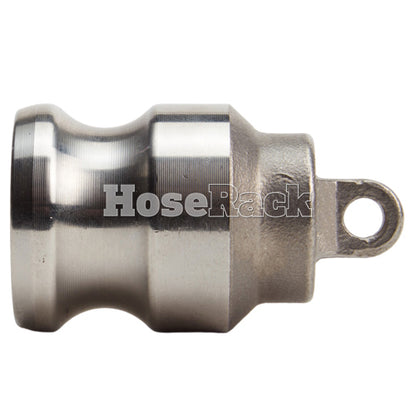 Stainless Steel 1/2" Cam & Groove Male Dust Plug