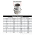 Stainless Steel 6" Camlock Male x 6" NPT Male (USA)