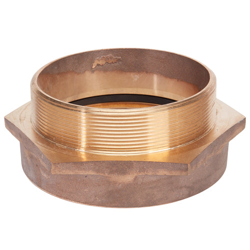 Brass 6" Female NH to 6" Male NPT (Hex)