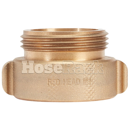 Brass 1 1/2" Female NPSH to 1 1/2" Male NH (Rocker) - USA