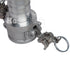 Aluminum Locking 2" Female Camlock Fitting x 2" Hose Shank (USA)