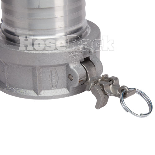 Aluminum Locking 3" Female Camlock Fitting x 3" Hose Shank (USA)
