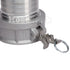 Aluminum Locking 6" Female Camlock Fitting x 6" Hose Shank (USA)