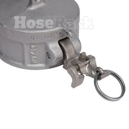 Aluminum Locking 3" Female Camlock Dust Cap (USA)