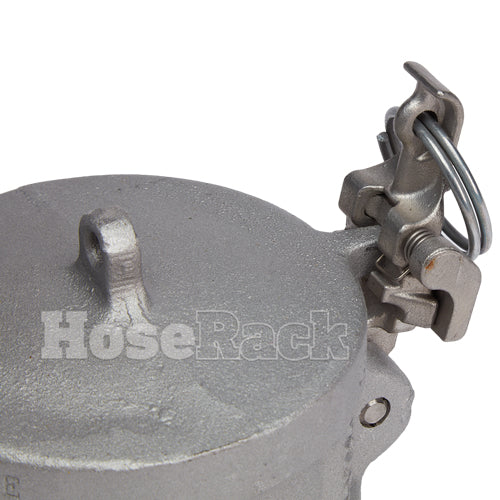 Aluminum Locking 4" Female Camlock Dust Cap (USA)