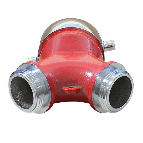 Plain Wye 2 1/2" NH Inlet x (2) 1 1/2" NH Outlet