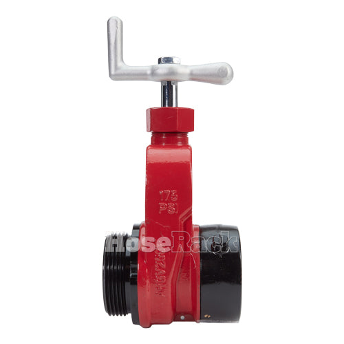 Red Aluminum 2 1/2" Fire Hydrant Gate Valve