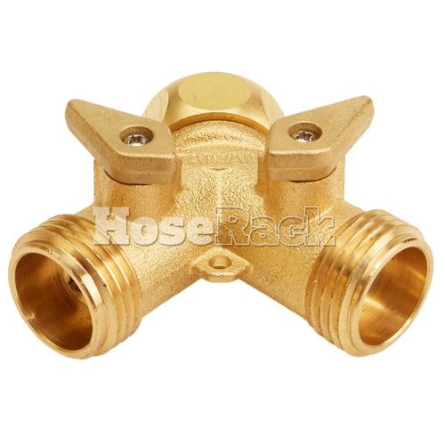 Brass GHT Inlet x (2) GHT Outlet