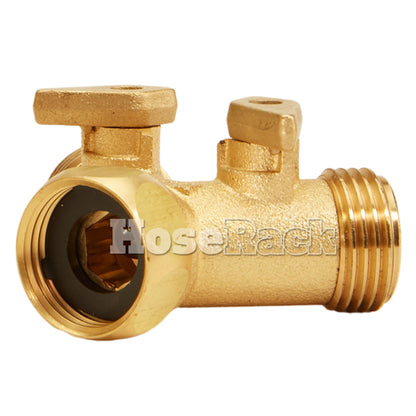 Brass GHT Inlet x (2) GHT Outlet