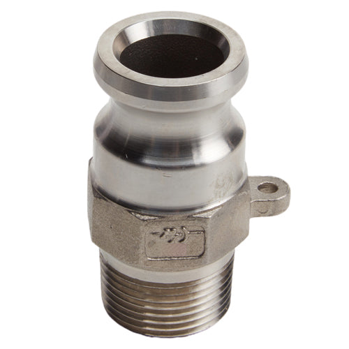 Stainless Steel 1" Male Camlock x 1" NPT Male (USA)