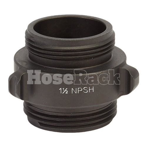 Aluminum 1 1/2" NH to 1 1/2" NPSH Double Male