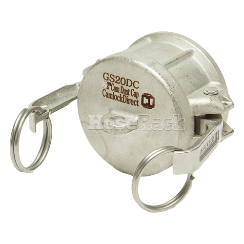 Stainless Steel 2" Camlock Female Dust Cap